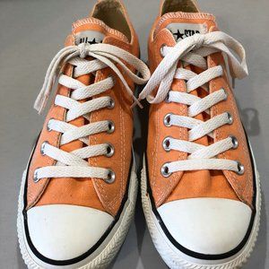 Orange Converse All Star Low Top Sneakers